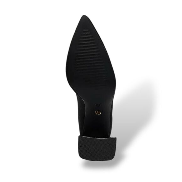 NEW Cape Robbin Faina Black Sock Bootie Women’s Size 9 Heels Pointy Toe Boots - Picture 11 of 16